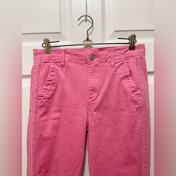 Risen Belle High Rise Hot Pink Jogger Jeans Elastic Cuffs Women’s 3/26 Trendy - Picture 6 of 15